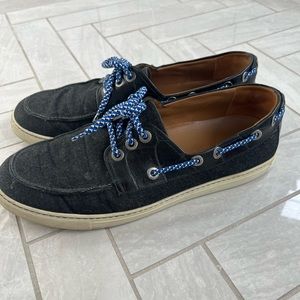 Jimmy Choo Men's Boat Shoe, Navy